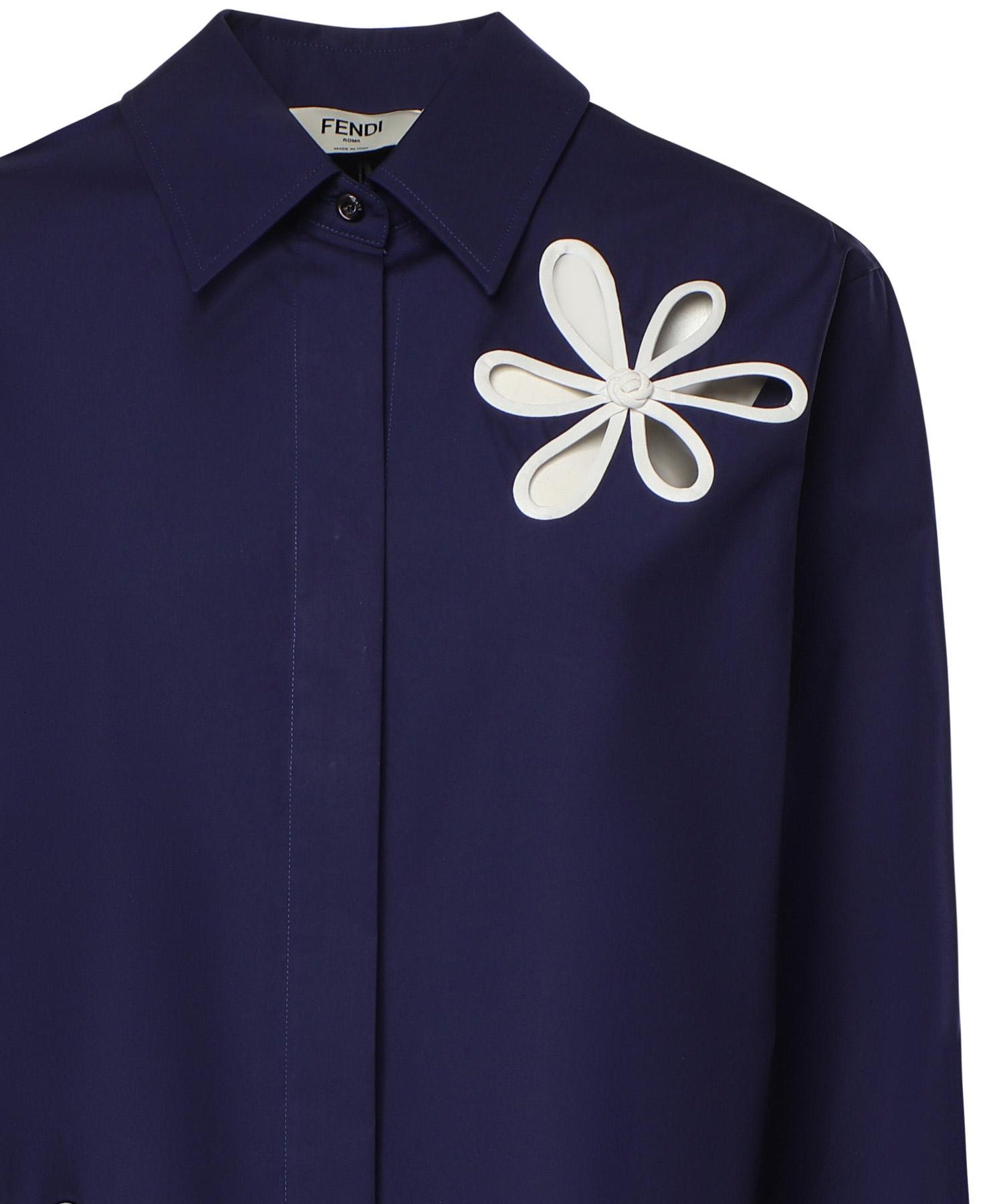 Camicia in popeline Fendi Ajour FS8355 AW7VF1W0A FENDI 