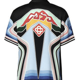 Camicia Graphic Mountain in seta MPF25SH00306  CASABLANCA 