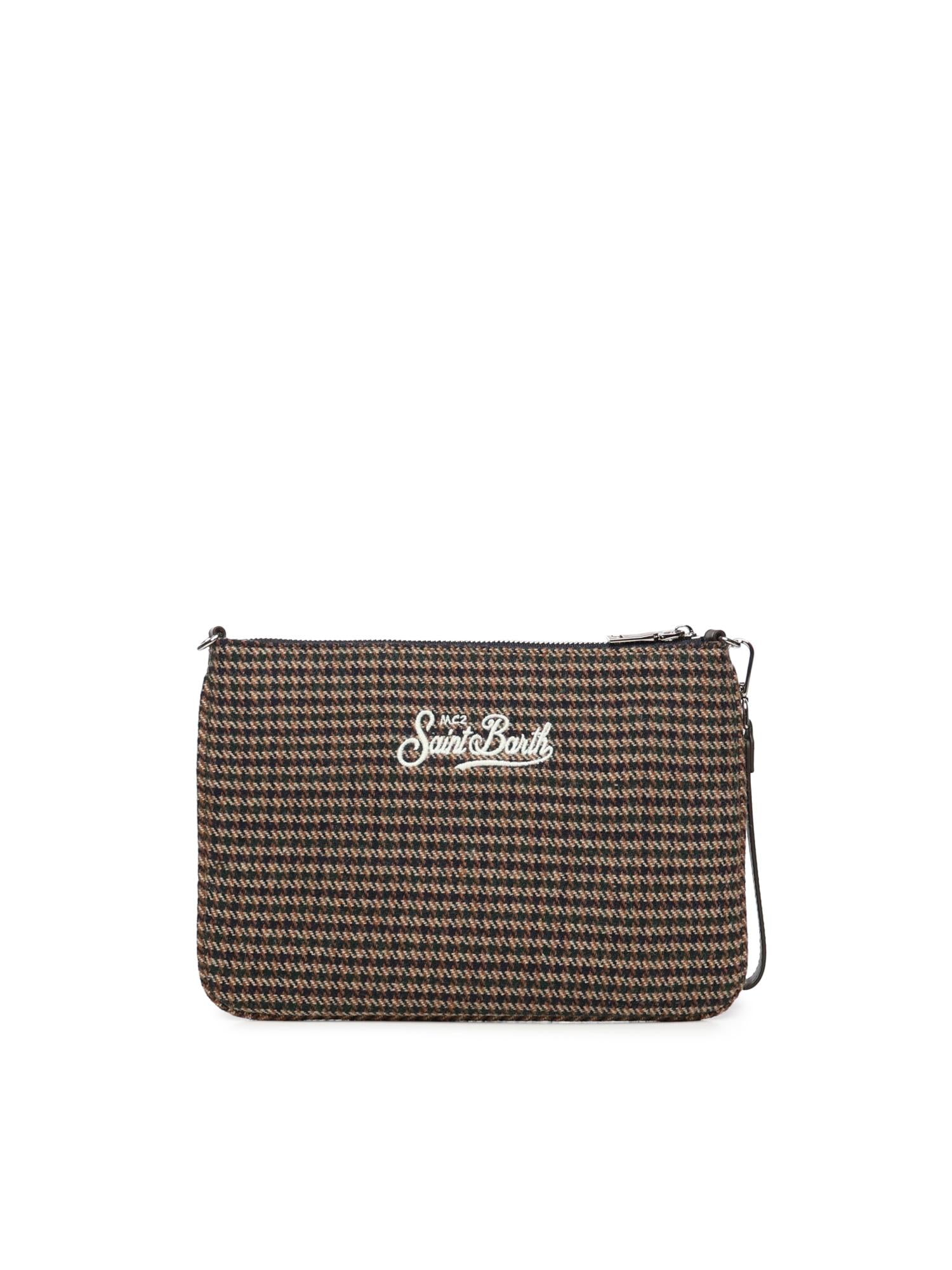 Pochette Parisienne wool con logo PAR0024 01358I MC2 SAINT BARTH 