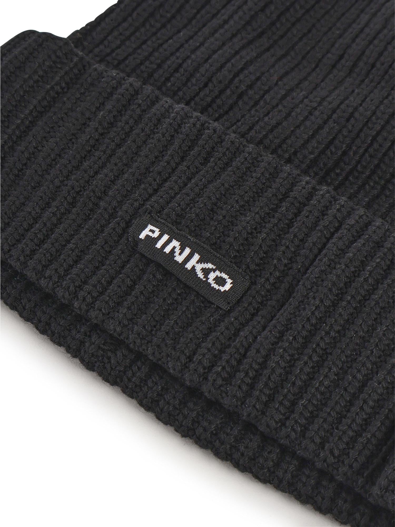 Berretto in misto lana cashmere e viscosa 105993 A2Z4Z99 PINKO 