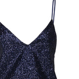 Abito Luce con piume ABITO LUCE -BLUE THE ARCHIVIA 