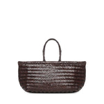 Borsa Bamboo Triple Jump small in pelle 8811 DK BROWN DRAGON DIFFUSION 