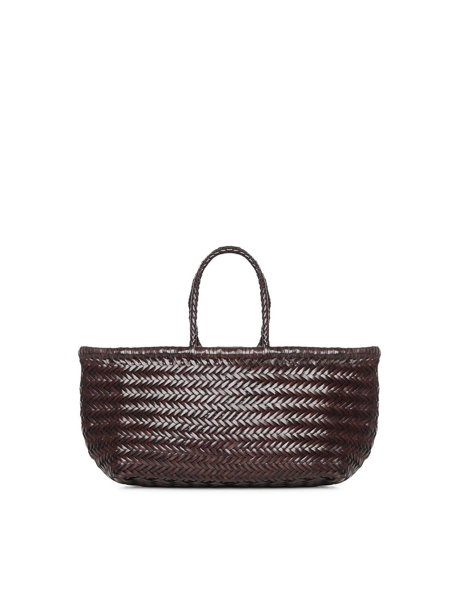 Borsa Bamboo Triple Jump small in pelle 8811 DK BROWN DRAGON DIFFUSION 