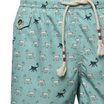 Costume con stampa scimmia<BR/> LIG0013 01664H MC2 SAINT BARTH 