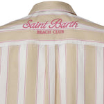 Camicia in cotone a righe con ricamo BRIG001 01417L MC2 SAINT BARTH 