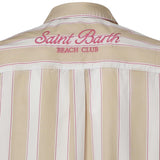 Camicia in cotone a righe con ricamo BRIG001 01417L MC2 SAINT BARTH 