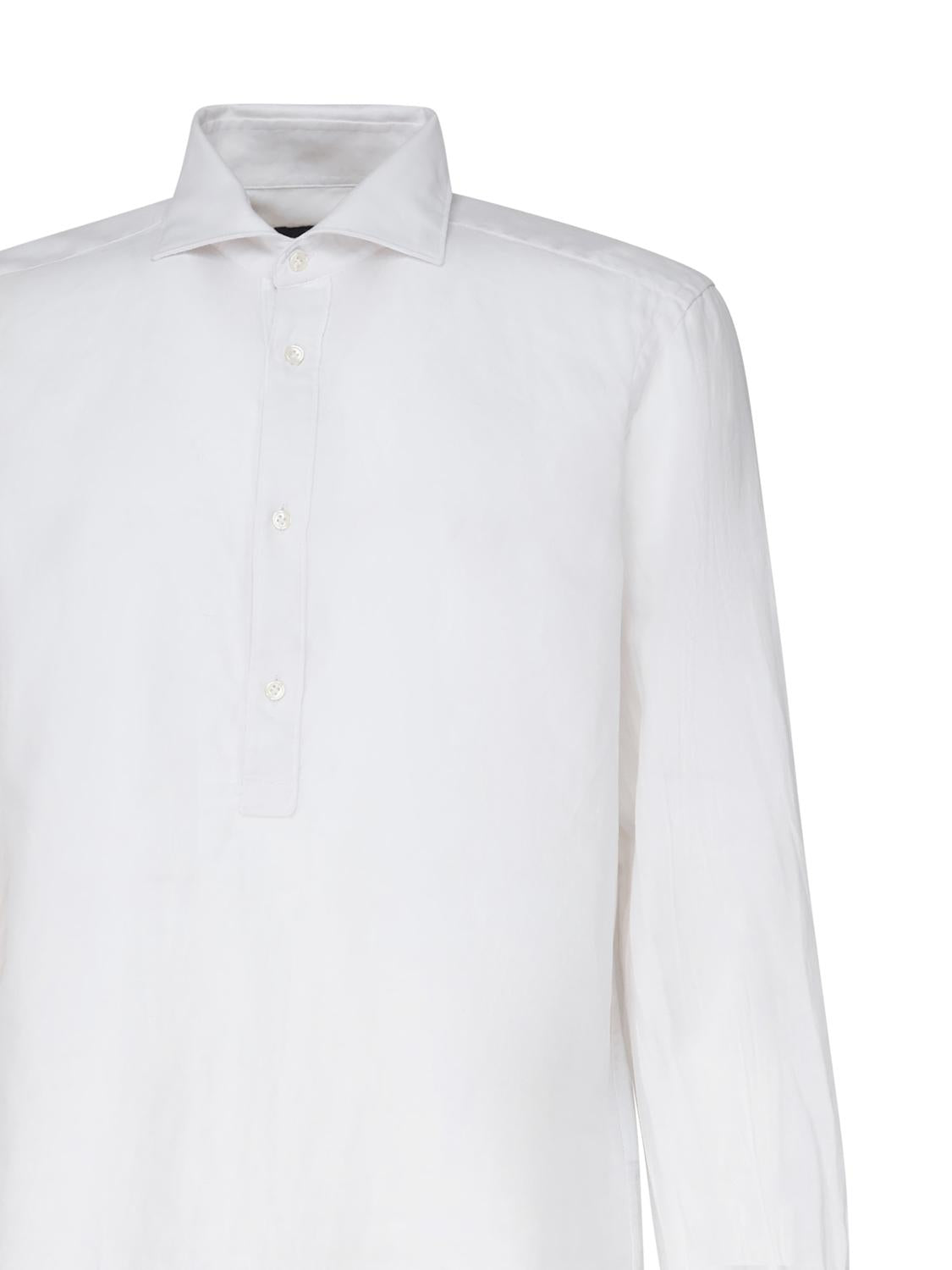 Polo camicia con collo francese NCMA148263L VVRB001 FAY 