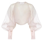 Coprispalle in organza di seta 80AJQ52A N0193439 GENNY 