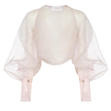 Coprispalle in organza di seta 80AJQ52A N0193439 GENNY 