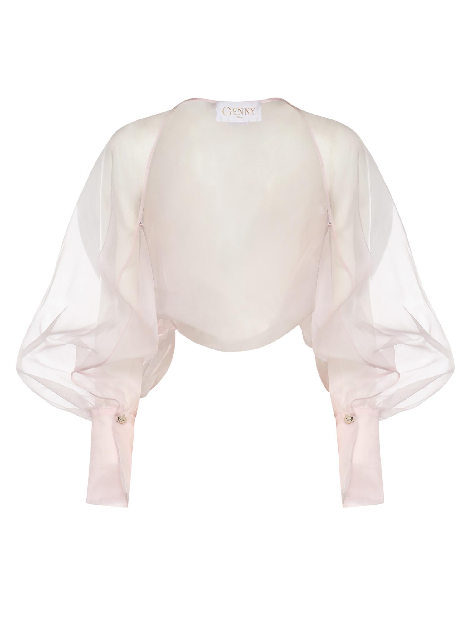 Coprispalle in organza di seta 80AJQ52A N0193439 GENNY 