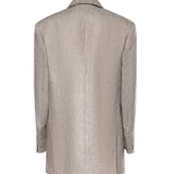 Blazer Olimpia in lino Cheveron 2611041032600 002 MAX MARA 