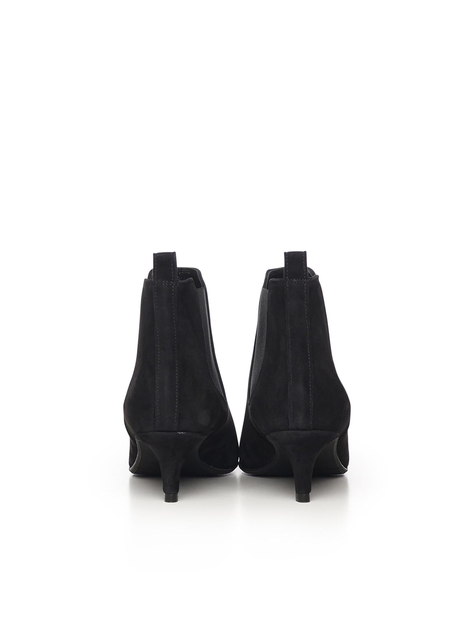 Stivaletti Deva Beat in pelle scamosciata A56099 NERO CARMENS 