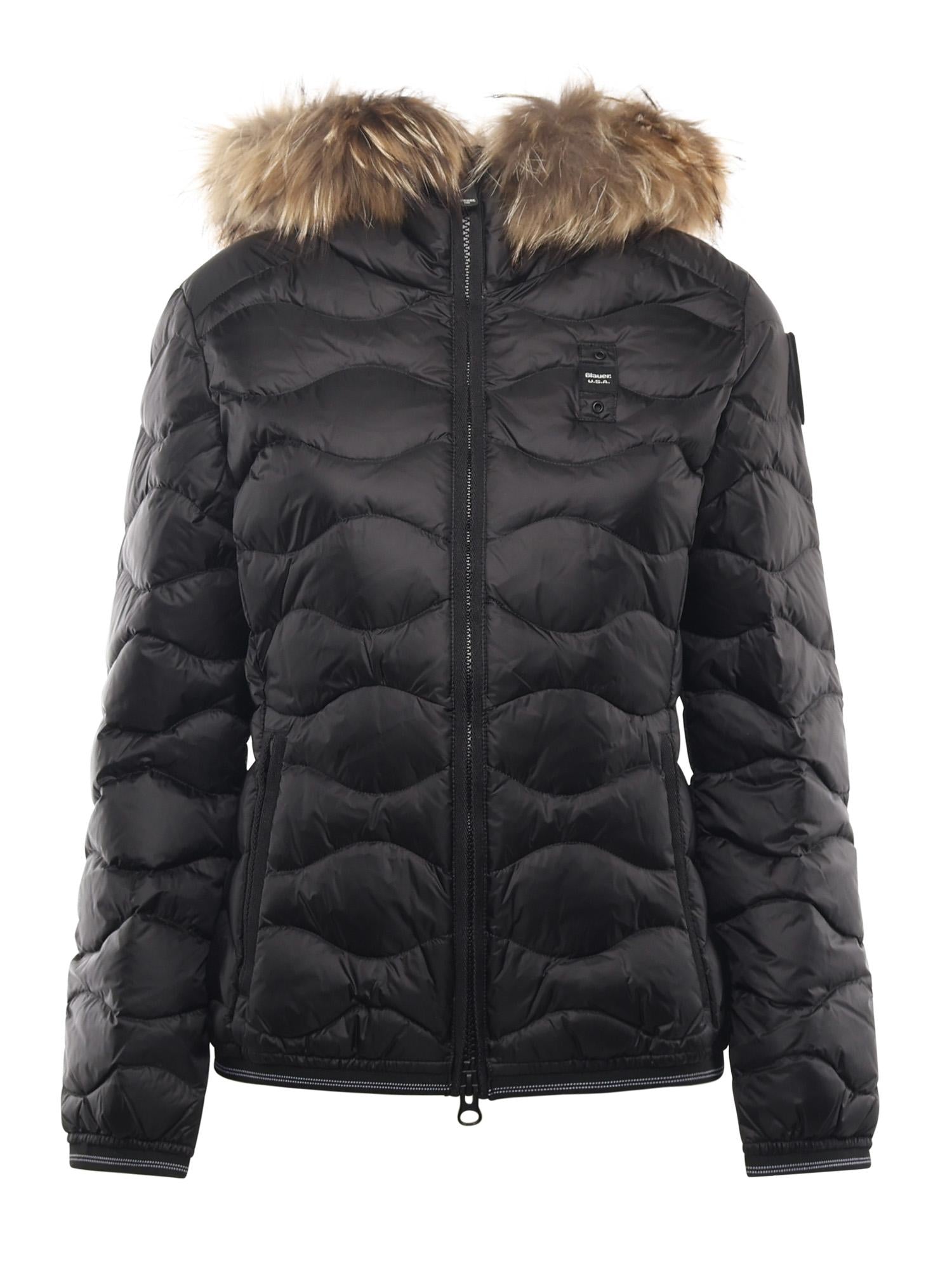 Piumino in pelliccia Aldie 25WBLDC03096 006047999EI BLAUER 