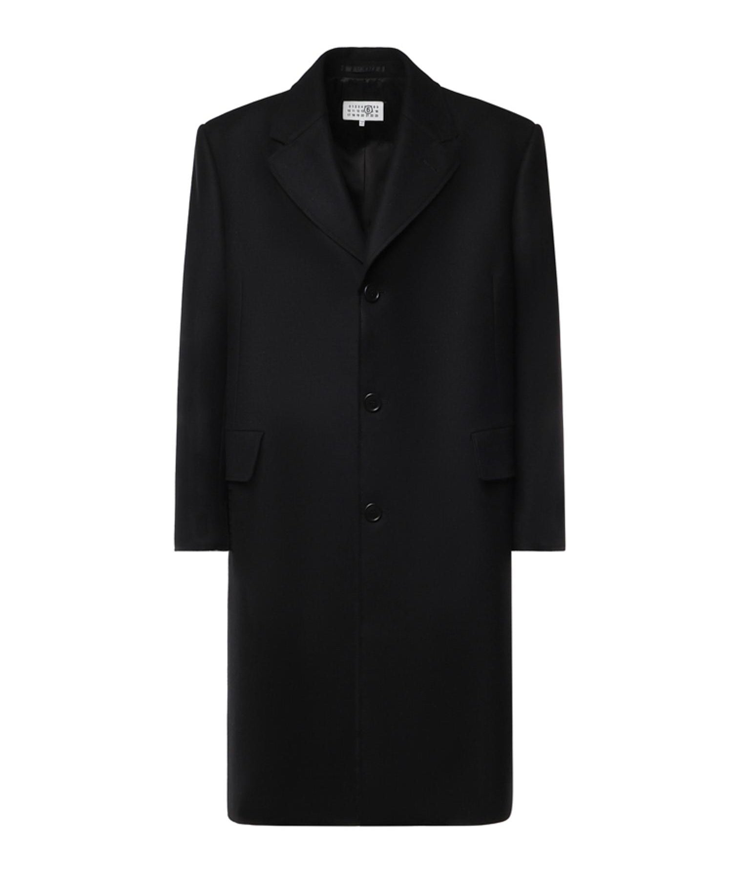 Cappotto monopetto in feltro di lana SH0AA0027 S52207900 MM6 Maison Margiela 