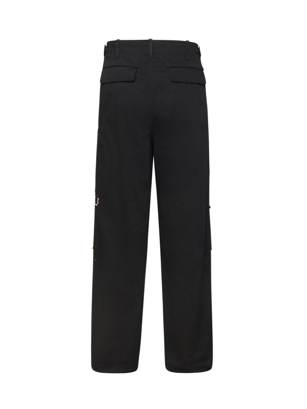 Pantaloni cargo con fondo elastico FB0960 AQMVF0QA1 FENDI 