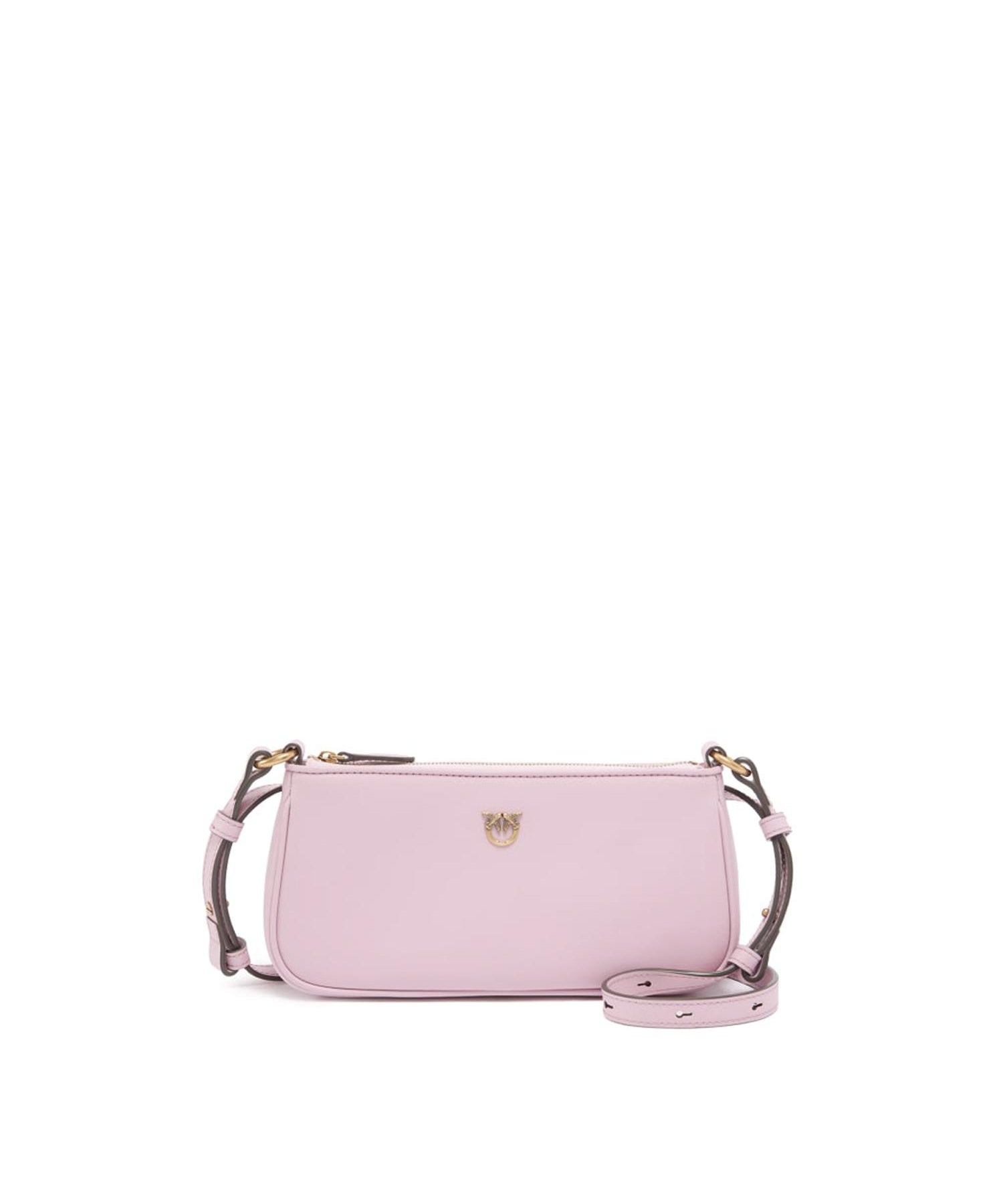 Borsa a tracolla Mini Half Moon Horizontal in pelle 105069 A0QOP26Q PINKO 