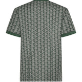 T-shirt in jacquard con monogramma<BR/> TH1197 D1R LACOSTE 