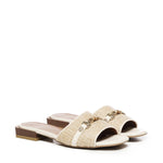 Ciabatta Esther Flat 73SC8VA01PAG ESTHER FLATNAT/OFFWHITE V° 73 