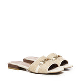 Ciabatta Esther Flat 73SC8VA01PAG ESTHER FLATNAT/OFFWHITE V° 73 