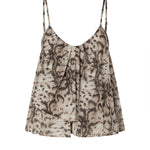 Top con stampa snake 106868 A3APCZ9 PINKO 