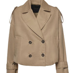 Trench cropped doppiopetto 106325 A1PRD41 PINKO 