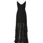 Abito lungo Elea CD4057 BLACK FOR LOVE & LEMONS 