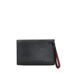 Pouch in pelle con logo 241889 791715001 FERRAGAMO 