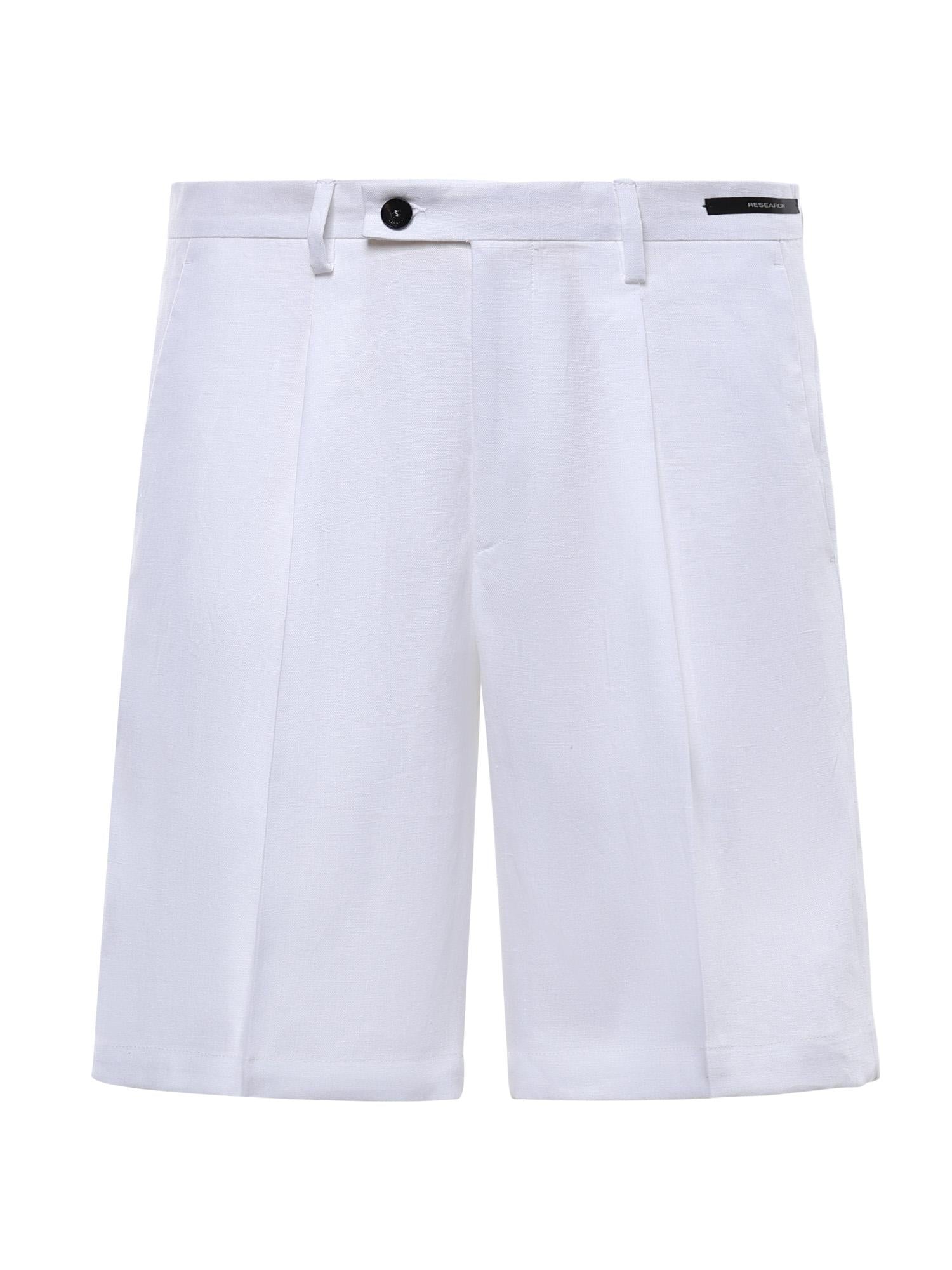 Bermuda Harry in lino con pince MCHAR3259S26B 282 MICHAEL COAL 