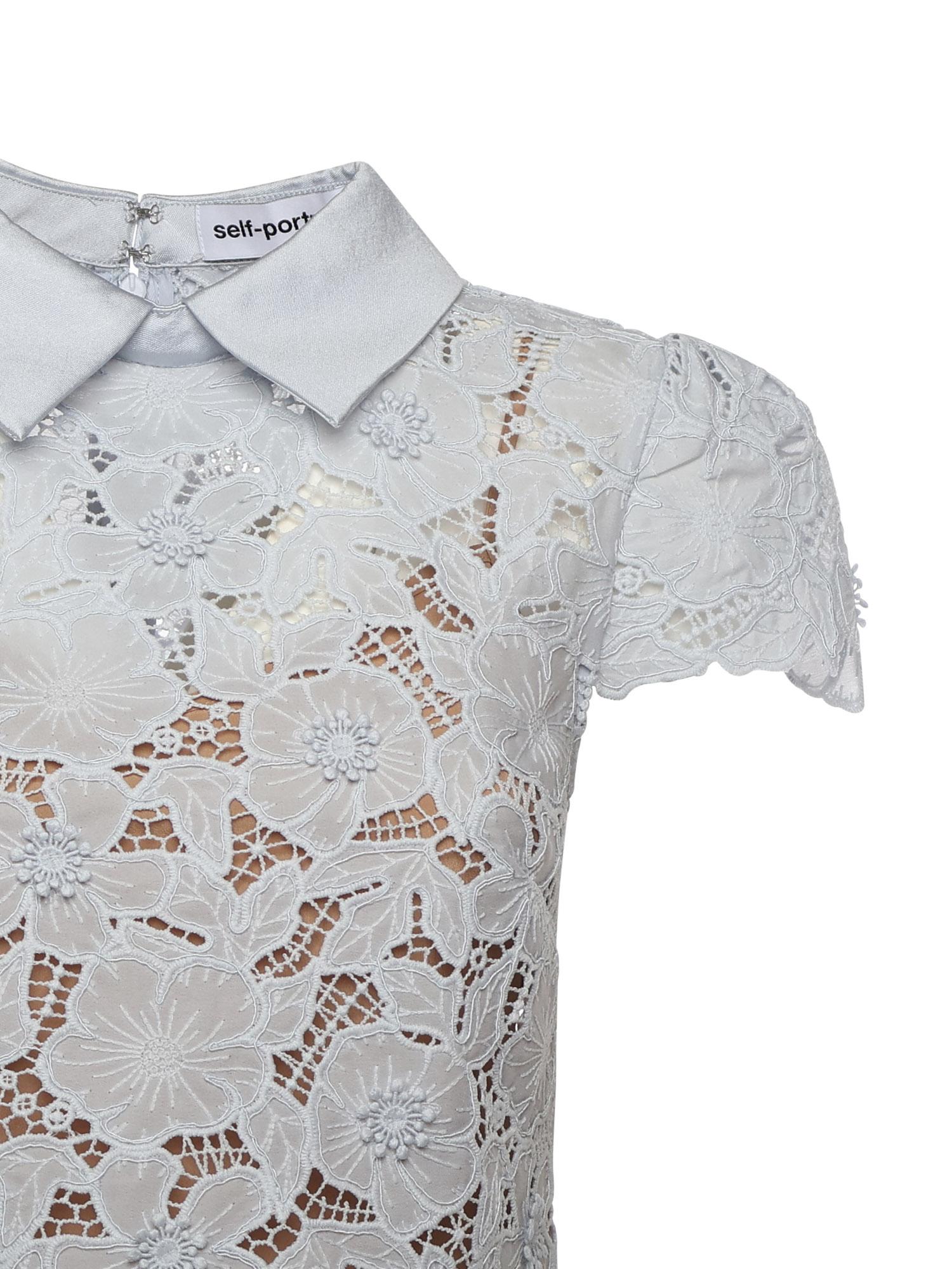 Miniabito in pizzo RS26171S BL SELF-PORTRAIT 