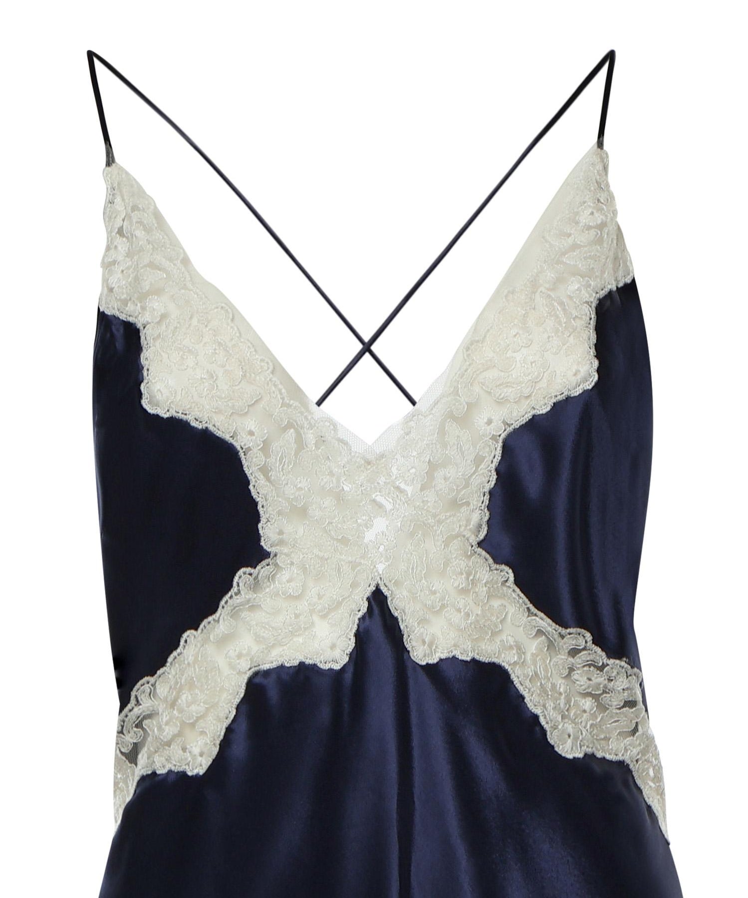 Top in raso con pizzo A08071627 1290 ALBERTA FERRETTI 