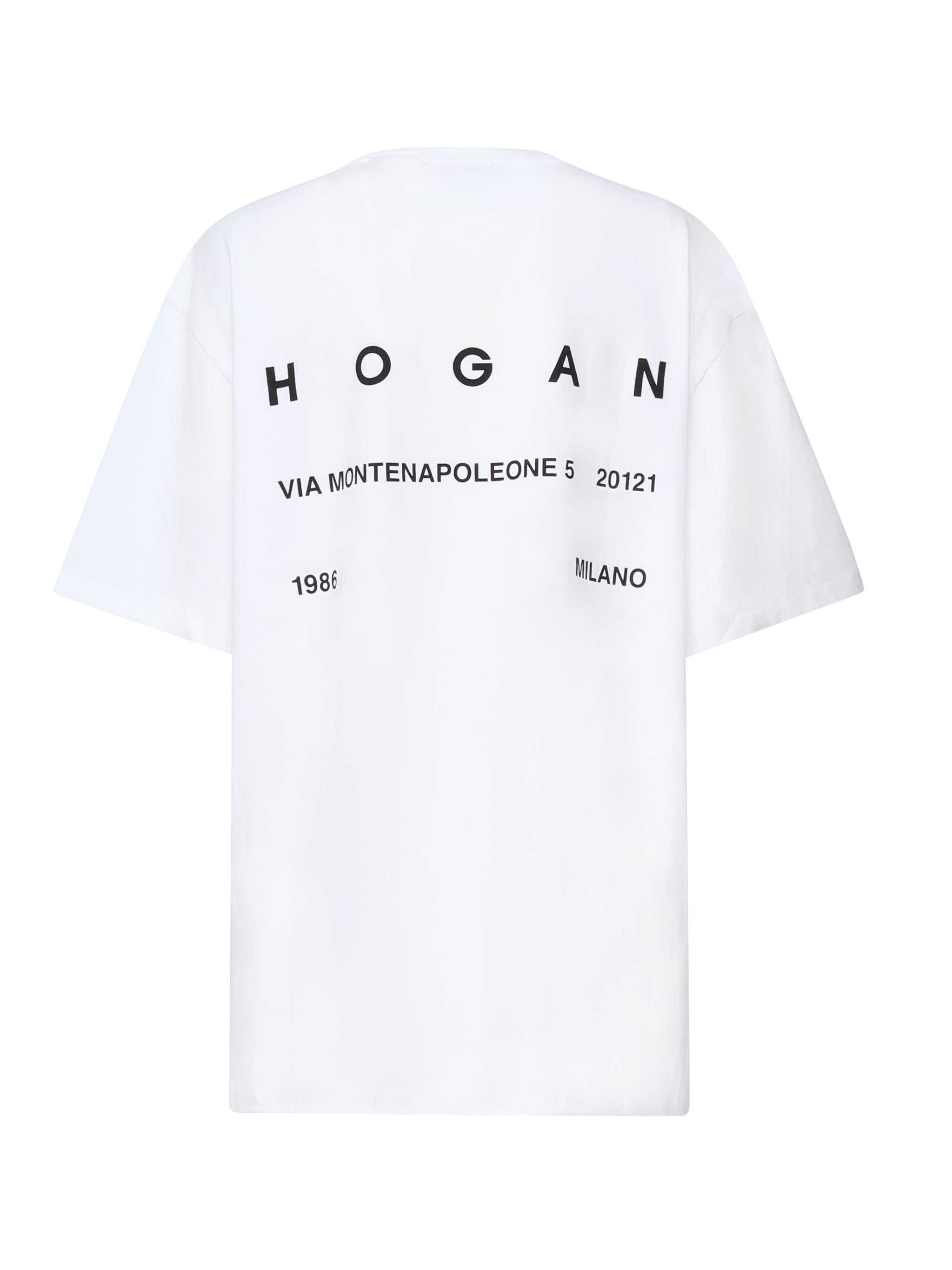 T-shirt con logo KQUB3492020WNR B001 HOGAN 