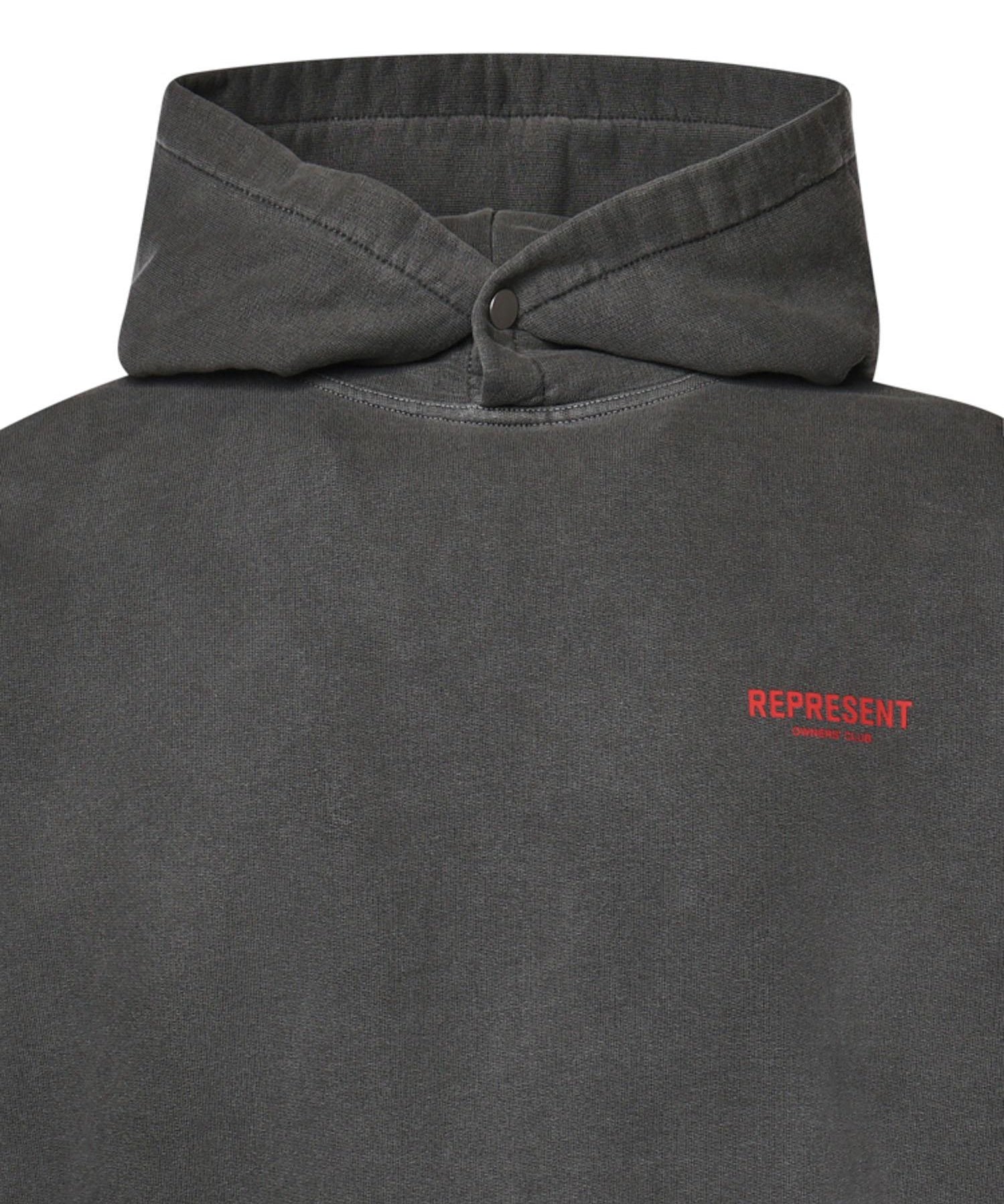Felpa in cotone con logo OCM41113 02 REPRESENT 