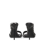 Mules Lidia con stampa zebrata PX836 XPTCVWHITE ZEBRA PARIS TEXAS 
