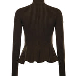Dolcevita a peplo in lana e cashmere 2521366483600 006 MAX MARA 