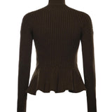Dolcevita a peplo in lana e cashmere 2521366483600 006 MAX MARA 