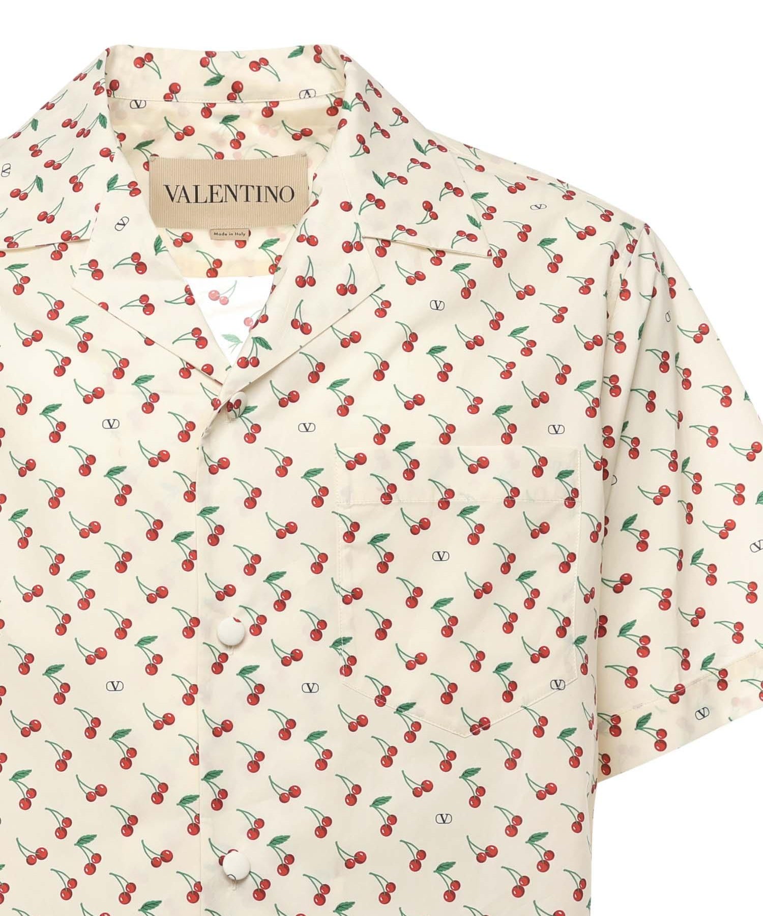 Camicia da bowling con stampa Cherryfic 7V3AA111 B0BBMY VALENTINO GARAVANI 