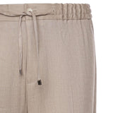 Pantaloni jogger in twill di misto lino fiammato MRED0006 99TUCI7M0121 ETRO 
