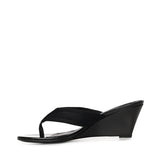 Sandali infradito con zeppa e logo COPSH97F3070 BLK COPERNI 