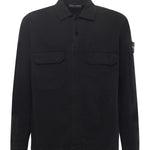 Overshirt in cotone con logo K2S151200009 S0211V0029 STONE ISLAND 