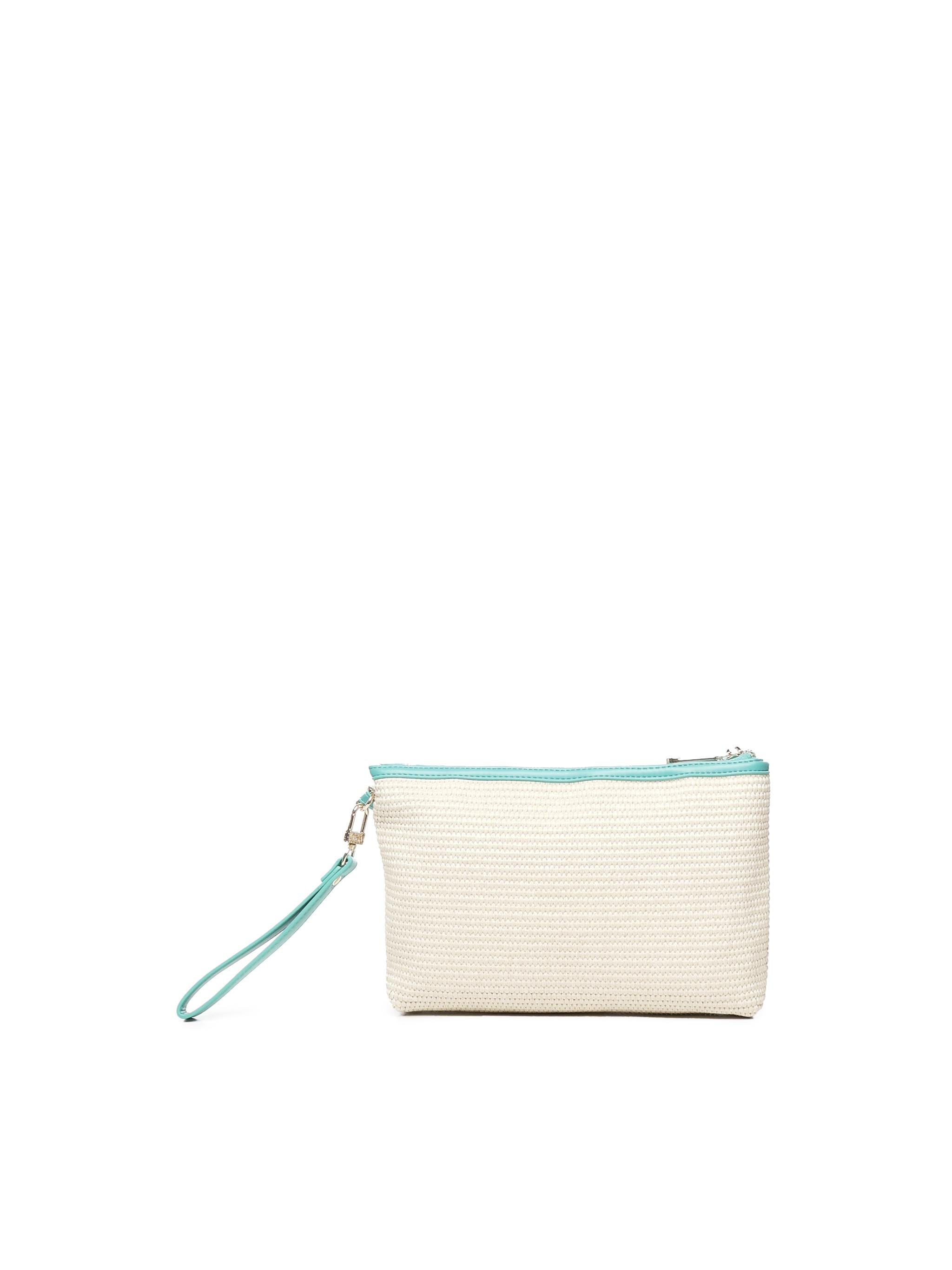 Pochette Beauty Inge 73BE8VL558 INGEOFF WHITE/SMERALDO V° 73 