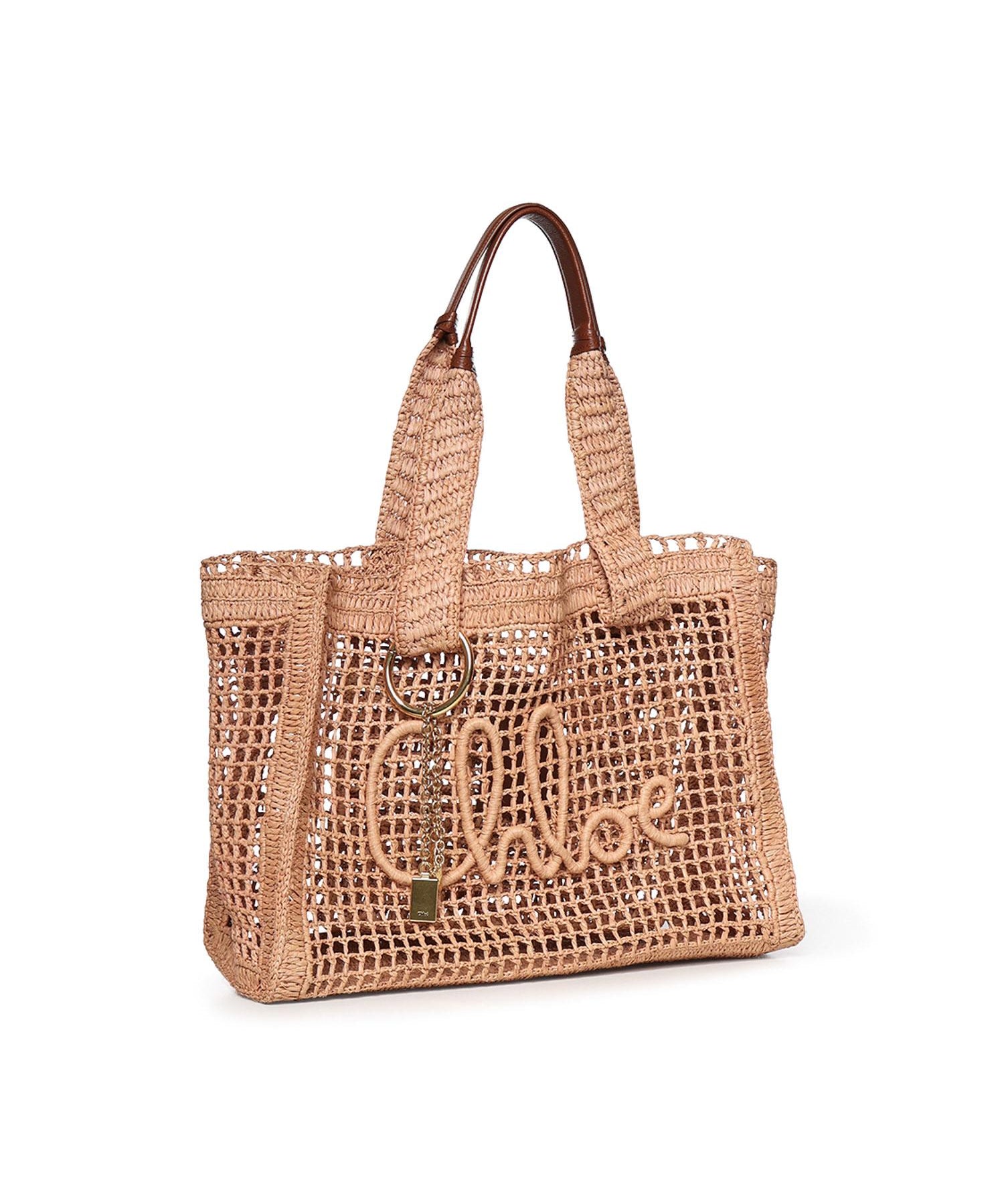 Shopping East-West Summer Banana in rafia<BR/> CH26US904P08 24M CHLOÉ 