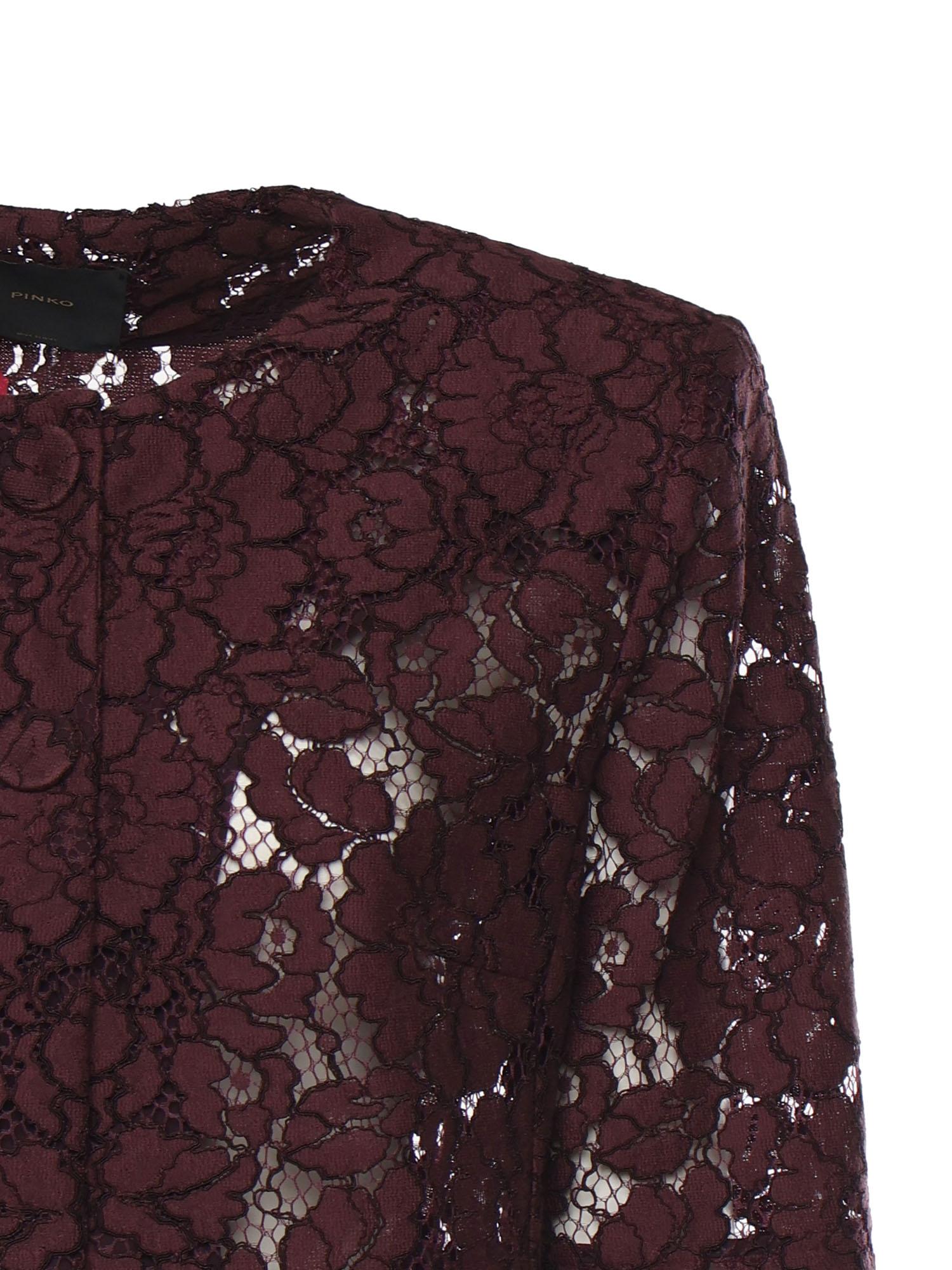 Giacca spencer in pizzo 106552 A330R57 PINKO 