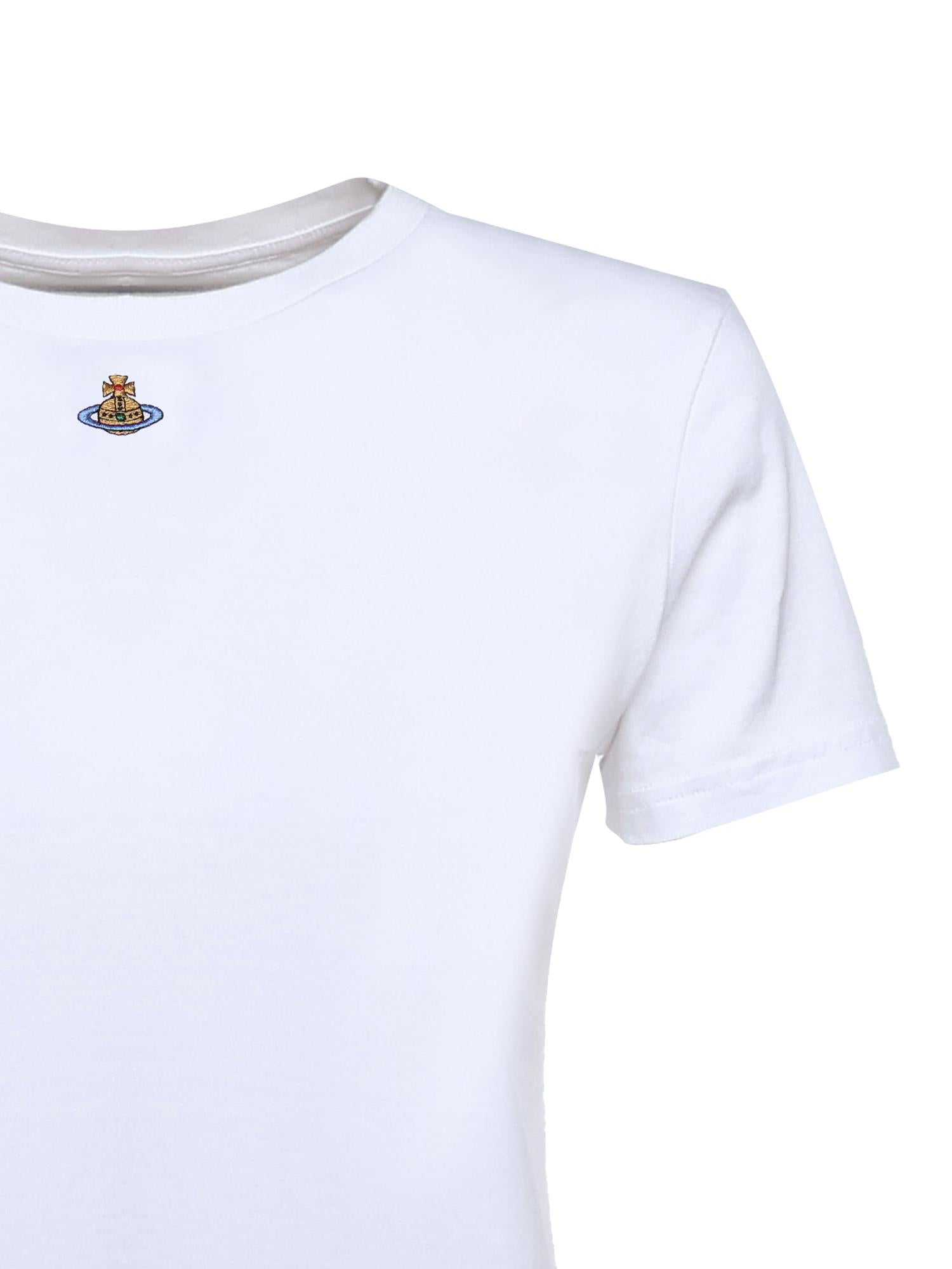 T-shirt Orb Peru in cotone 3G010017 J001MA401 VIVIENNE WESTWOOD 