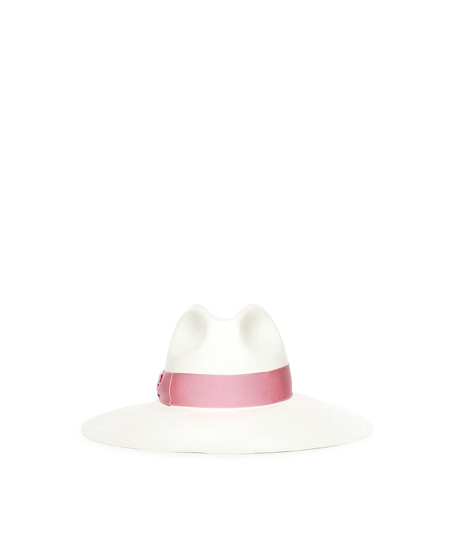 Cappello Sophie Panama con logo 232171 01A5 BORSALINO 