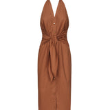 Abito camicia con fiocco 5GGK43 7315AA14B MARCIANO BY GUESS 