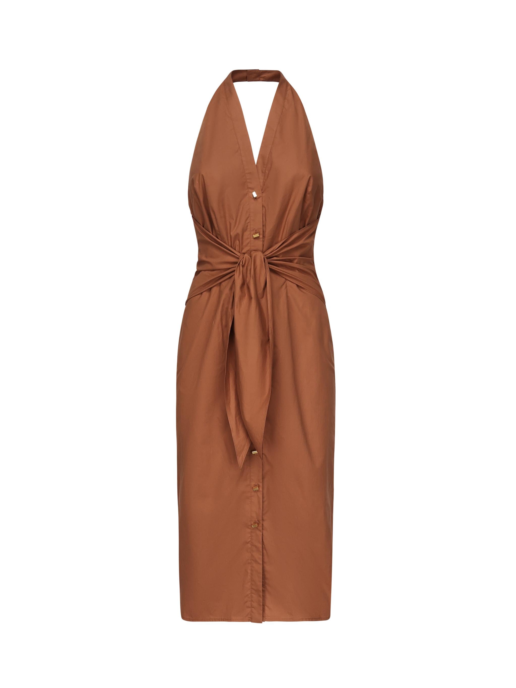 Abito camicia con fiocco 5GGK43 7315AA14B MARCIANO BY GUESS 