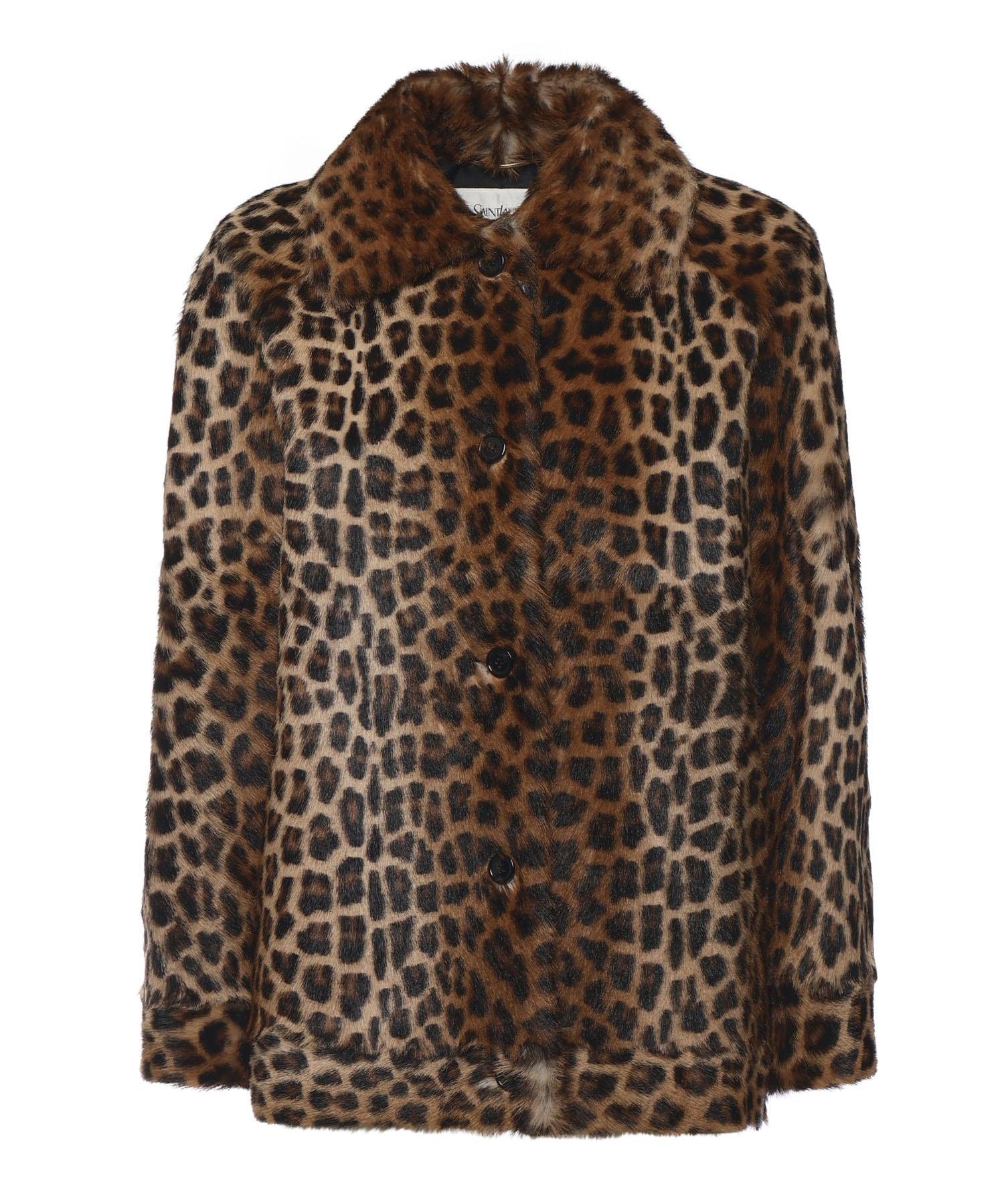 Giacca con stampa leopardata 842256 YF2CG9263 SAINT LAURENT 