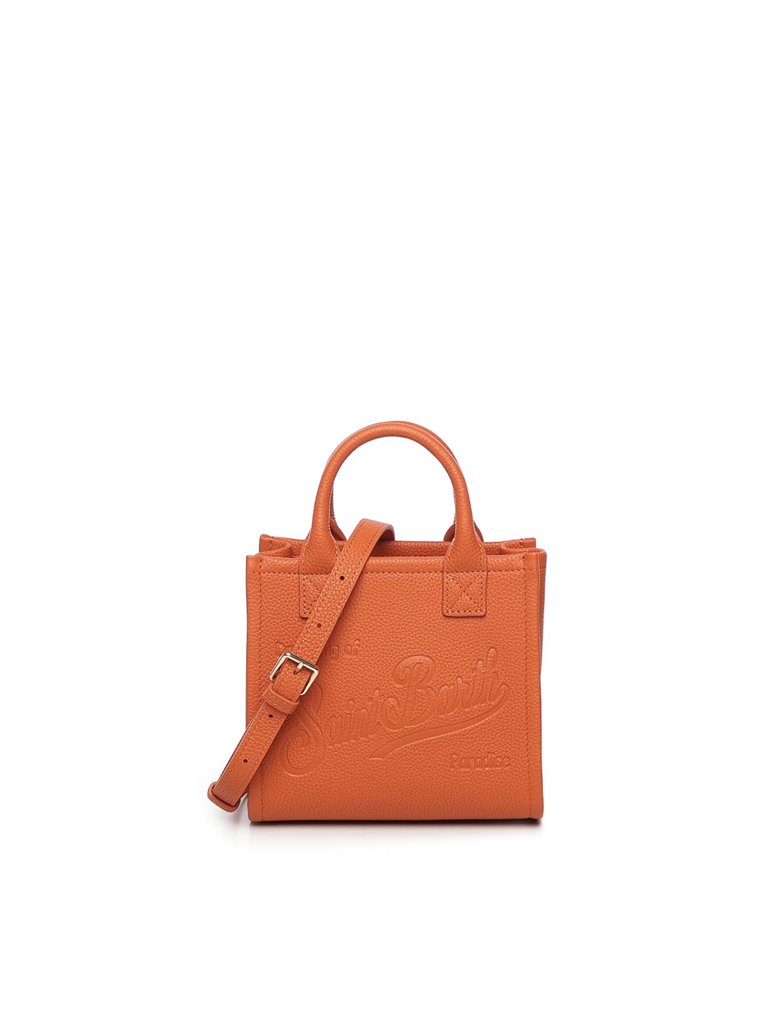 Mini bag Vanity in pelle<BR/> VANMI001 00751I MC2 SAINT BARTH 