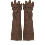 Guanti lunghi in nappa scamosciata 2524566013600 004 MAX MARA 