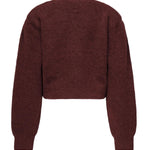 Cardigan in maglia con maniche a sbuffo 114276 2734 ROTATE 